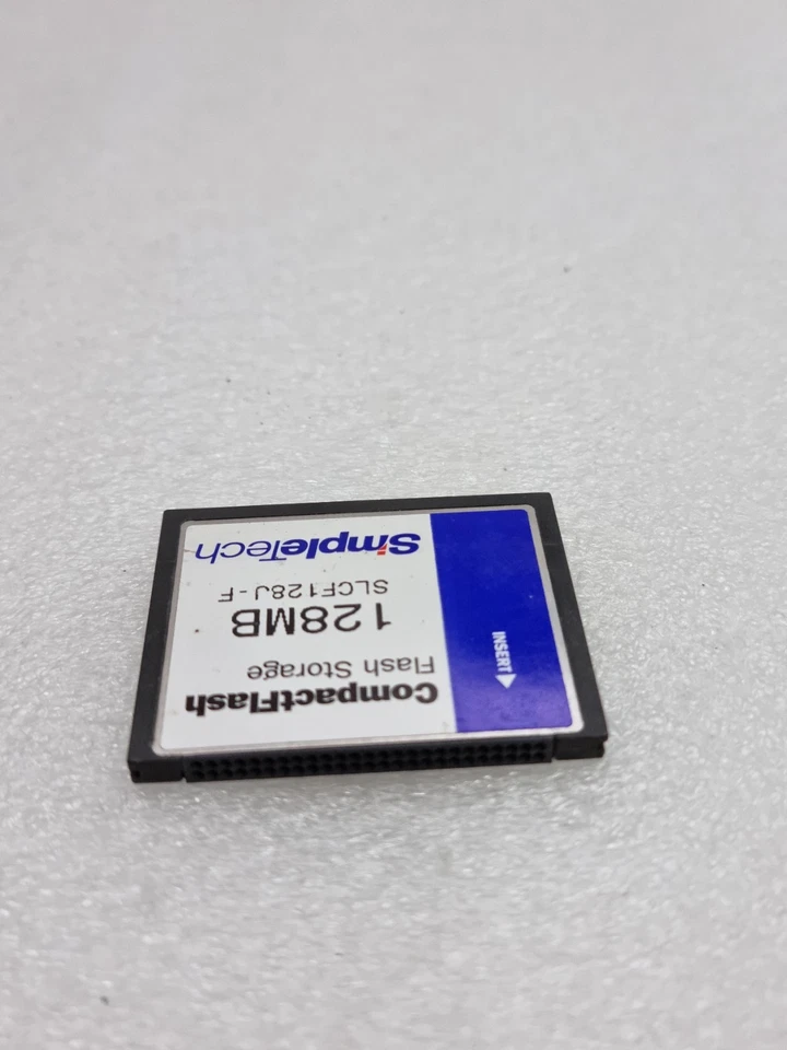 SimpleTech 128MB Compact Flash Storage Card SLCF128J-F For Lauer Embedded Pc